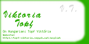 viktoria topf business card
